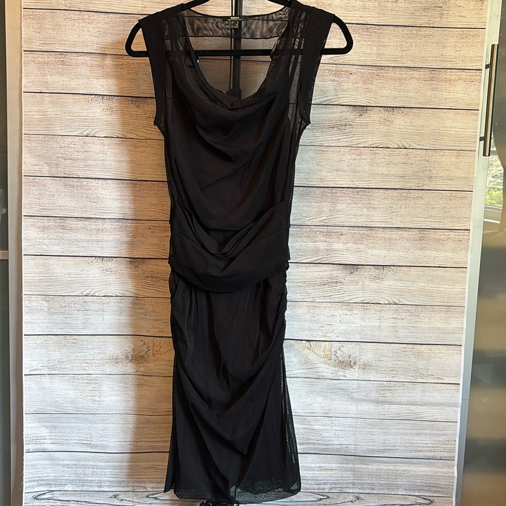 Medium Mexx ruched mesh dress
